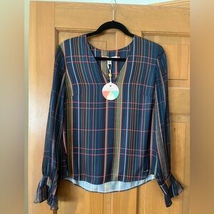 NWT Ted Baker striped pattern blouse